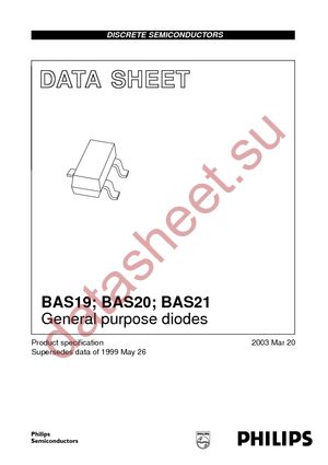 BAS19 T/R datasheet  